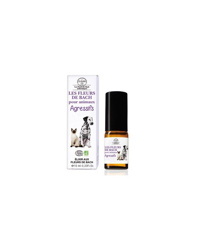 Fleurs de Bach spray 10ml  - Animaux Agressifs