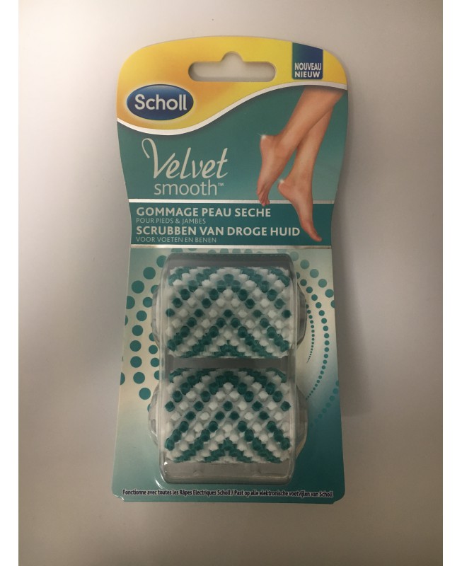 SCHOLL - Velvet Smooth 2 rouleaux gommage peau sèche