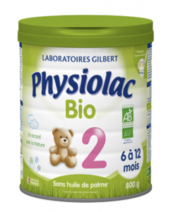 Physiolac BIO 2 - Lait 6 à 12 mois