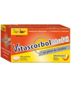 Vitascorbol Multi Junior - Comprimés à croquer