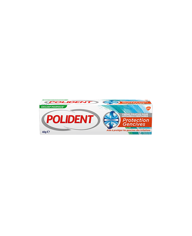 Polident - Crème fixative prothèse dentaire Protection gencives