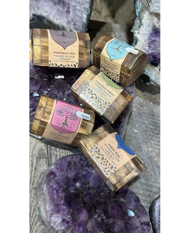 support COFFRET  pm DIFFUSEUR ARBRE DE VIE + 10  CONES