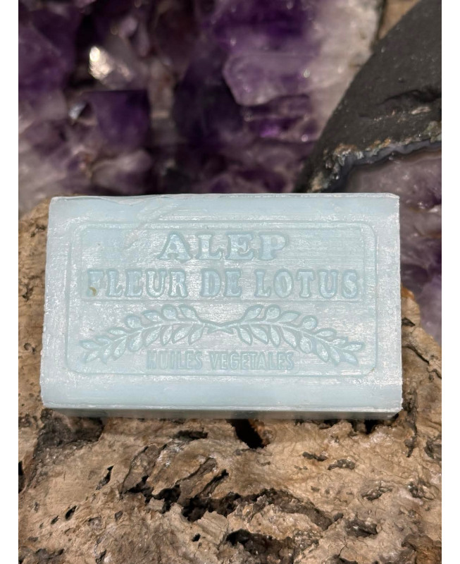 Savon Alep & fleur de lotus