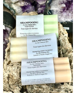 Shampooing solide au lait d anesse bio
