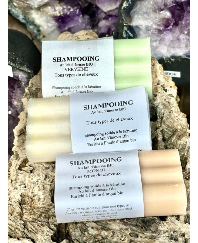 Shampooing solide au lait d anesse bio