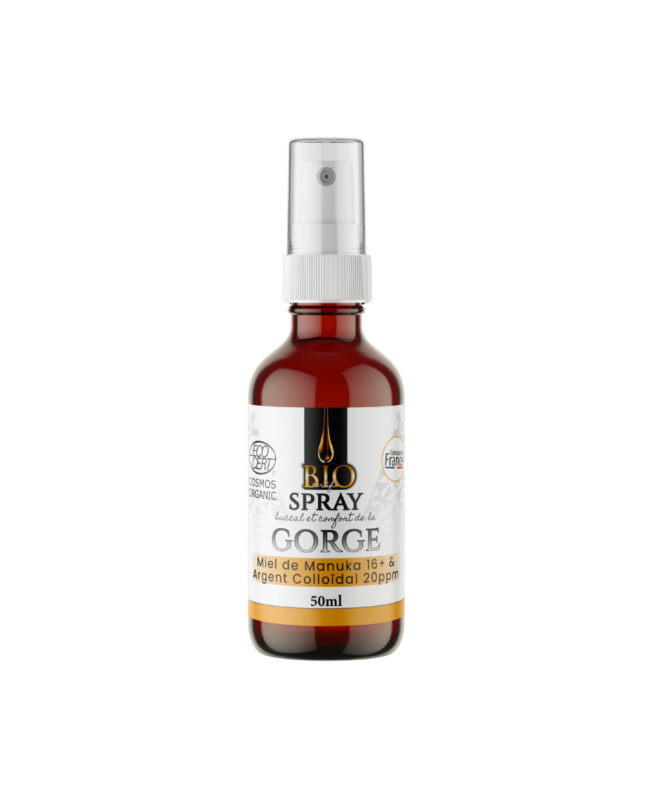 SPRAY GORGE Miel manuka / Argent colloidal