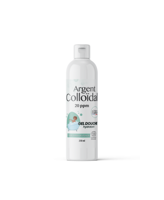 Gel douche argent colloidal