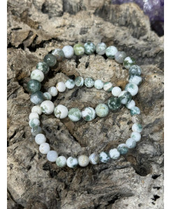 BNRACELET AGATE ARBRE