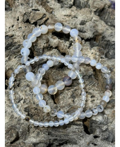 BRACELET AGATE DENDRITIQUE / MERLINITE