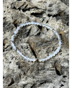 BRACELET AGATE DENDRITIQUE MERLINITE