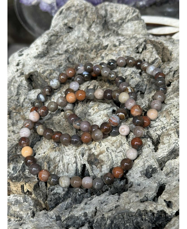 BRACELET BOIS FOSSILE