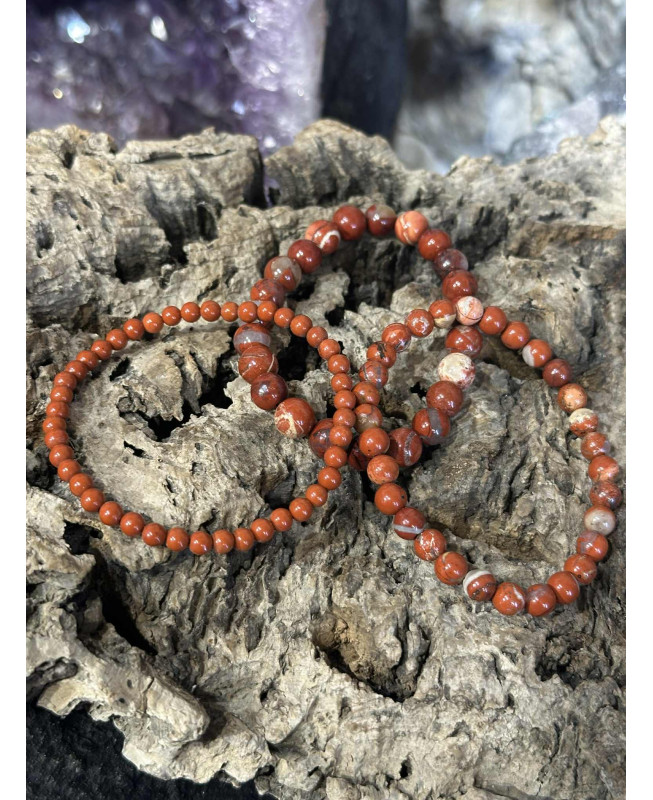 BRACELET JASPE ROUGE