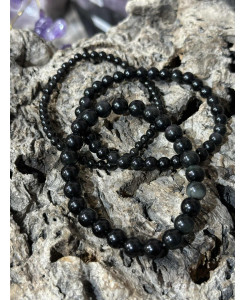 BRACELET OBSIDIENNE OEIL CELESTE