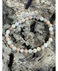 BRACELET PIERRE DE LUNE MULTICOLORE