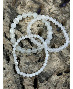 BRACELET PIERRE DE LUNE BLANCHE