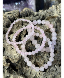 BRACELET QUARTZ ROSE
