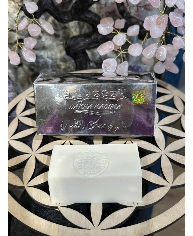 SAVON ALEP MUSC BLANC