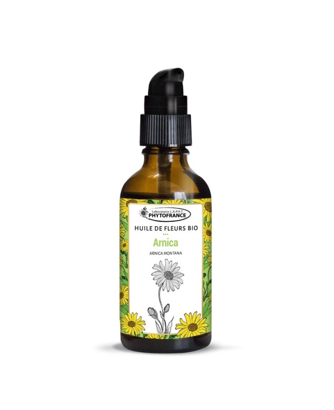 HUILE de fleurs d 'ARNICA bio phytofrance